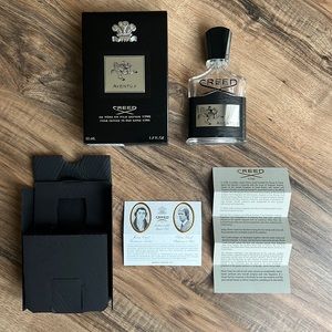 *EMPTY* Authentic Creed Aventus box and bottle